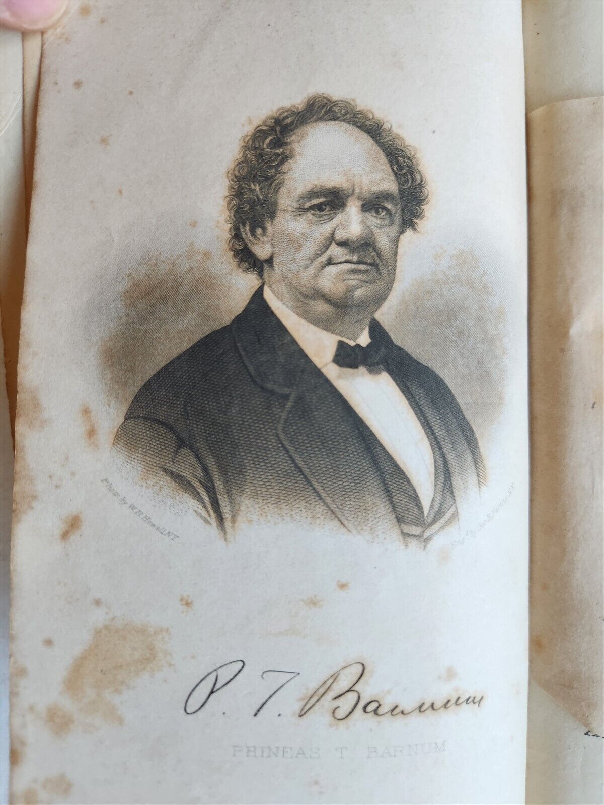 1871 STRUGGLES & TRIUMPHS 40 YEARS RECOLLECTION of P. BARNUM antique ILLUSTRATED