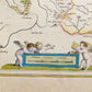 1640 MAP of GERMANY WALDECK COUNTY by WILLEM BLAEU antique AUTHENTIC handcolored