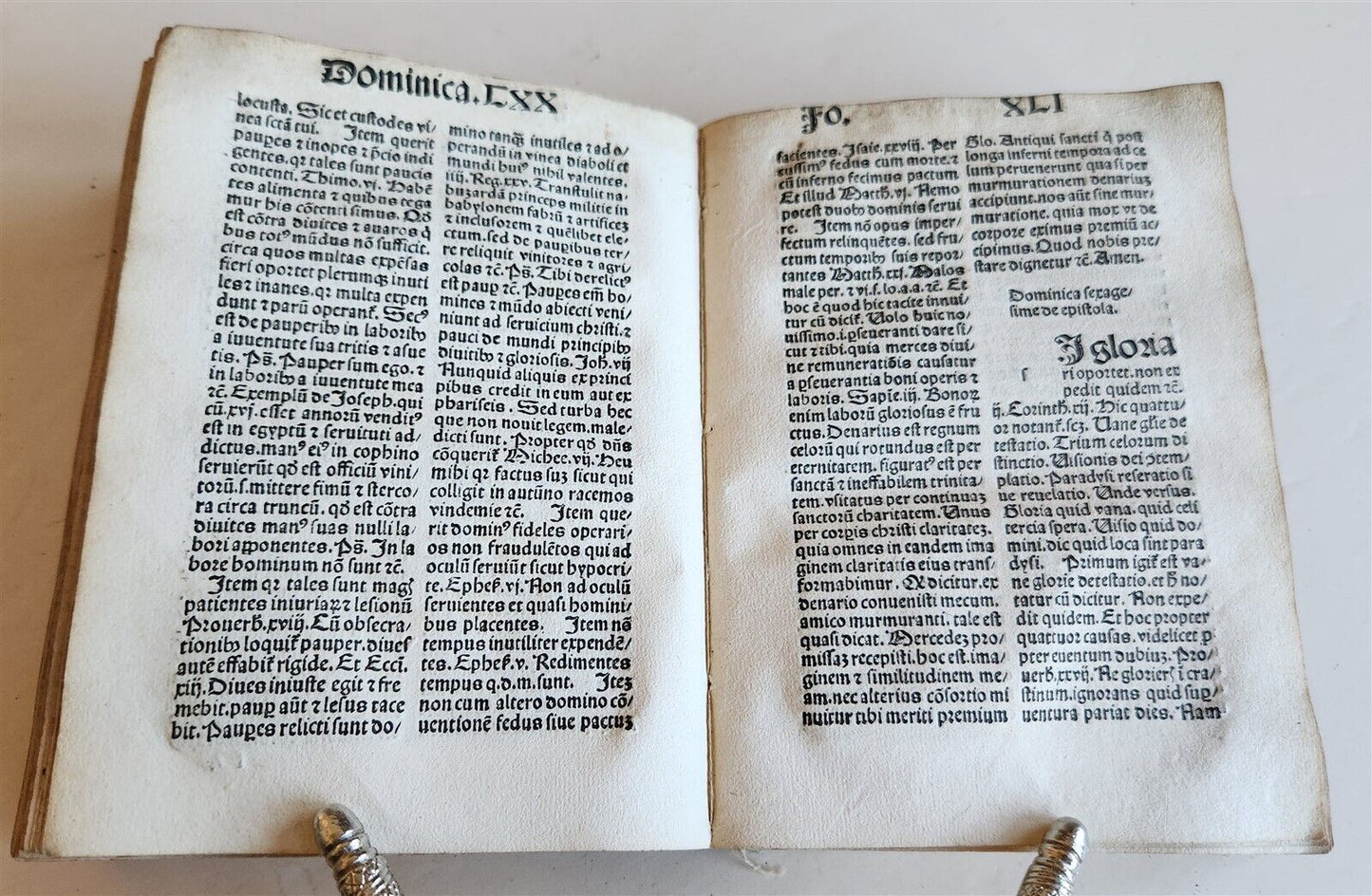 1496 INCUNABULA (Pseudo-) Bonaventura SERMONS antique INCUNABLE