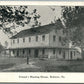 BYBERRY PA FRIENDS MEETING HOUSE ANTIQUE POSTCARD
