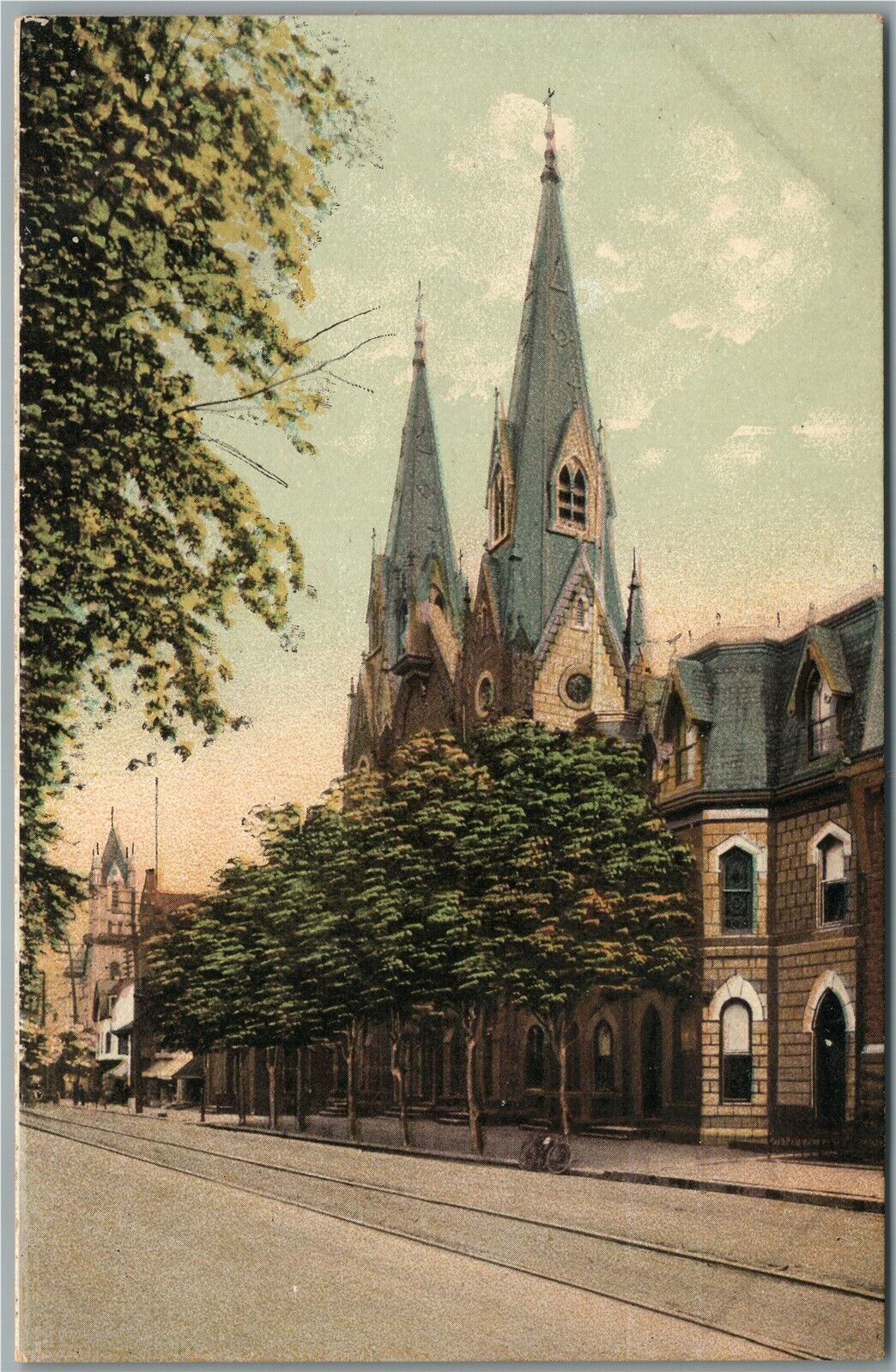 LEBANON PA ST. MARY'S CATHOLIC CHURCH ANTIQUE POSTCARD