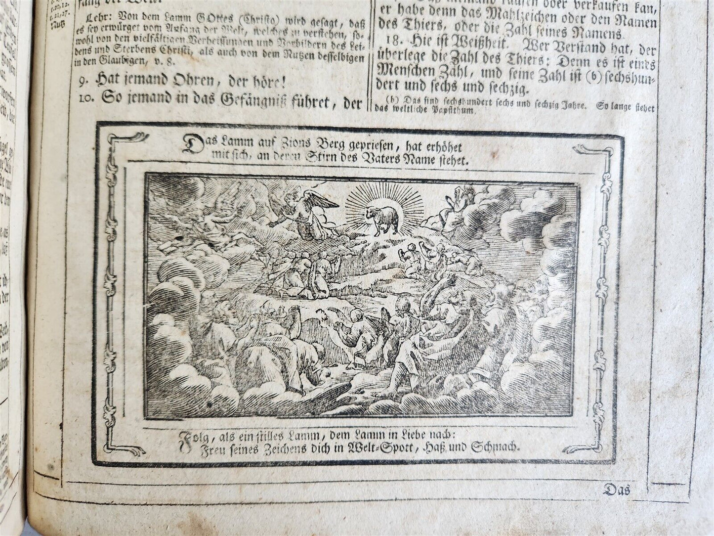 1788 BIBLE in GERMAN ILLUSTRATED antique MASSIVE PIGSKIN BOUND FOILIO