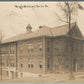 DELTA PA HIGH SCHOOL ANTIQUE REAL PHOTO POSTCARD RPPC