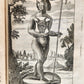 1728 MYTHOLOGY ILLUSTRATED GERMAN GODS ANTIQUE vellum bound