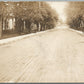 CHALFONT PA STREET SCENE ANTIQUE REAL PHOTO POSTCARD RPPC