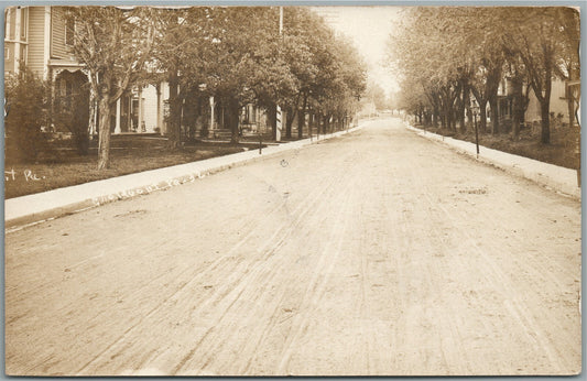 CHALFONT PA STREET SCENE ANTIQUE REAL PHOTO POSTCARD RPPC