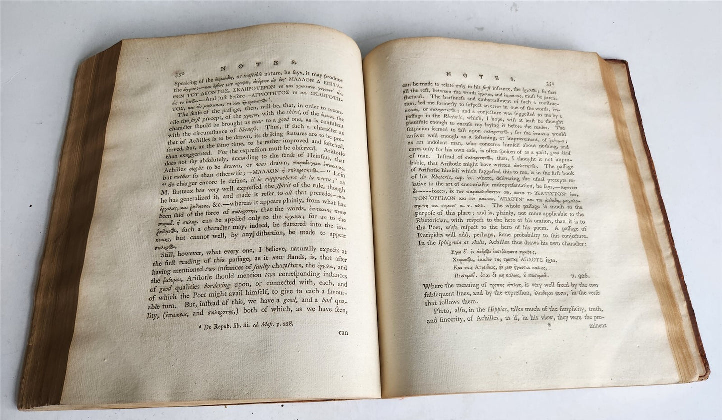 1789 ARISTOTLE'S TREATISE on POETRY antique in ENGLISH