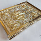 GREEK RUSSIAN ORTHODOX CHURCH GOSPEL GILT BRASS COVERS folio VINTAGE Bible