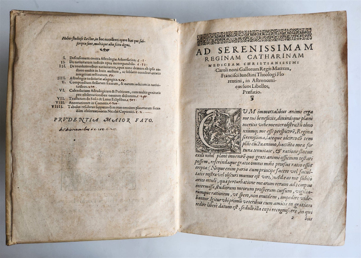 1575 SPECULUM ASTROLOGIAE by Francesco Giuntini ASTRONOMY ASTROLOGY antique