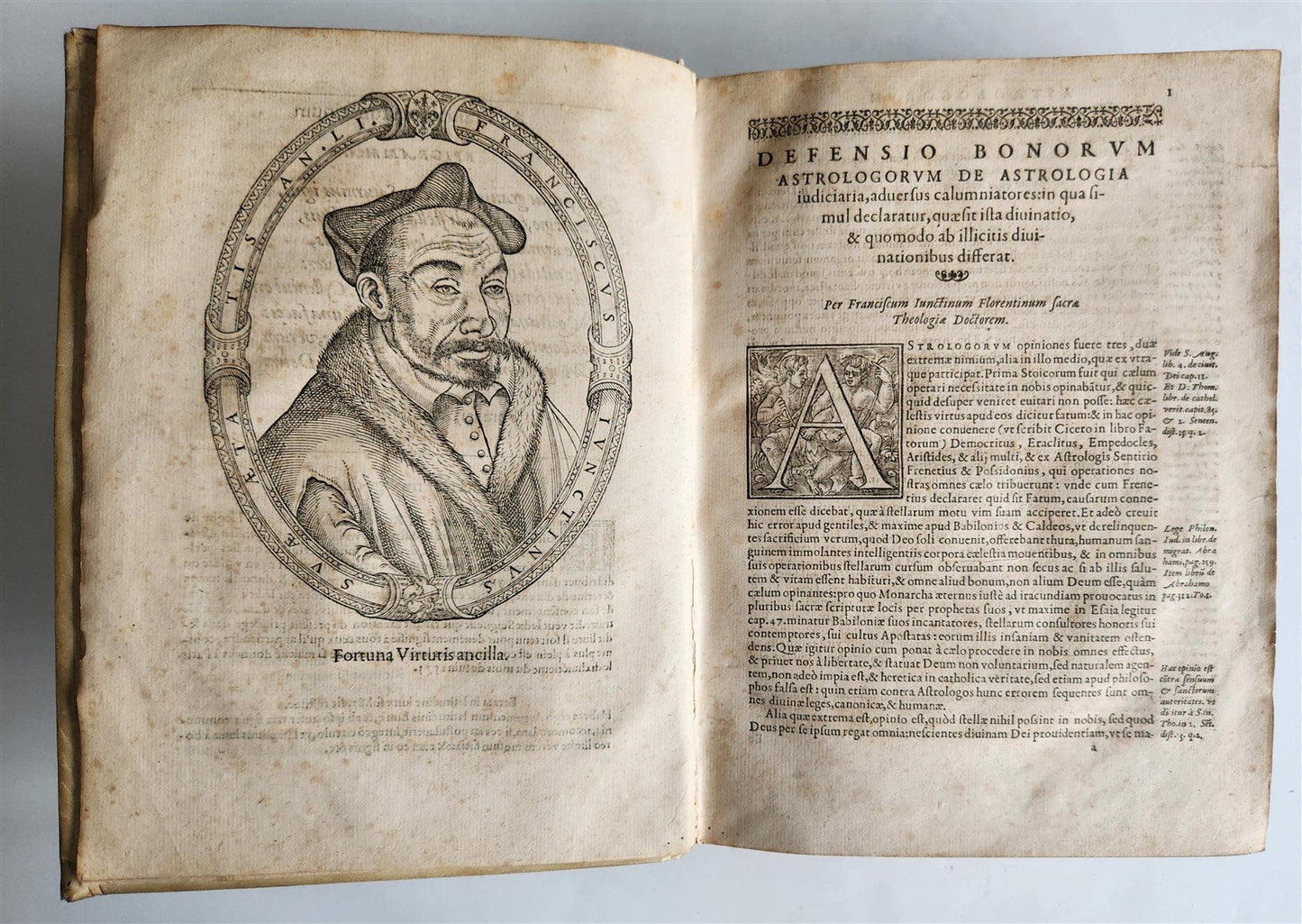 1575 SPECULUM ASTROLOGIAE by Francesco Giuntini ASTRONOMY ASTROLOGY antique