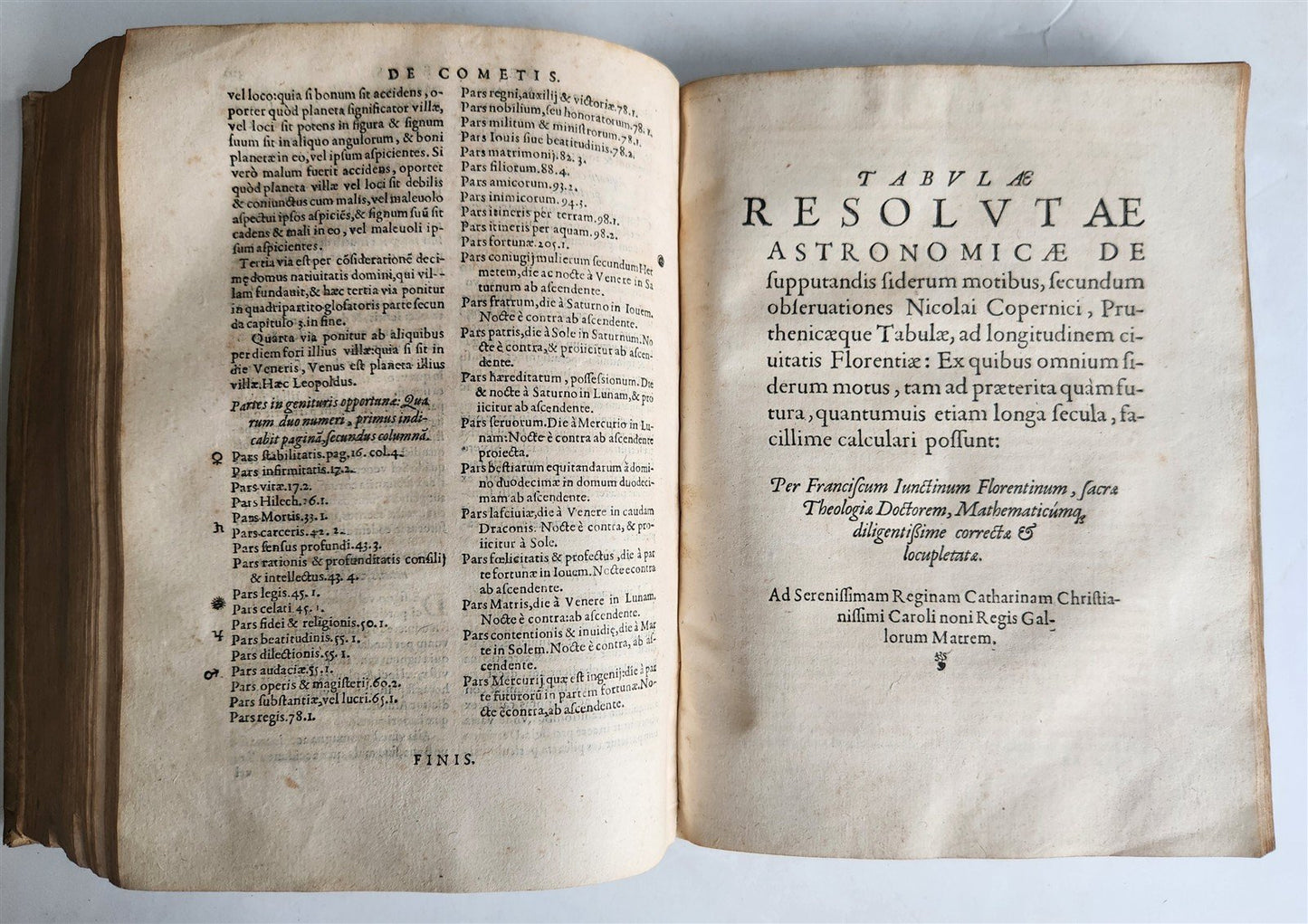 1575 SPECULUM ASTROLOGIAE by Francesco Giuntini ASTRONOMY ASTROLOGY antique