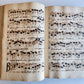 1725 MUSICAL MANUSCRIPT antique AMAZING PIGSKIN BOUND IMPERIAL FOLIO