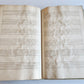 1725 MUSICAL MANUSCRIPT antique AMAZING PIGSKIN BOUND IMPERIAL FOLIO