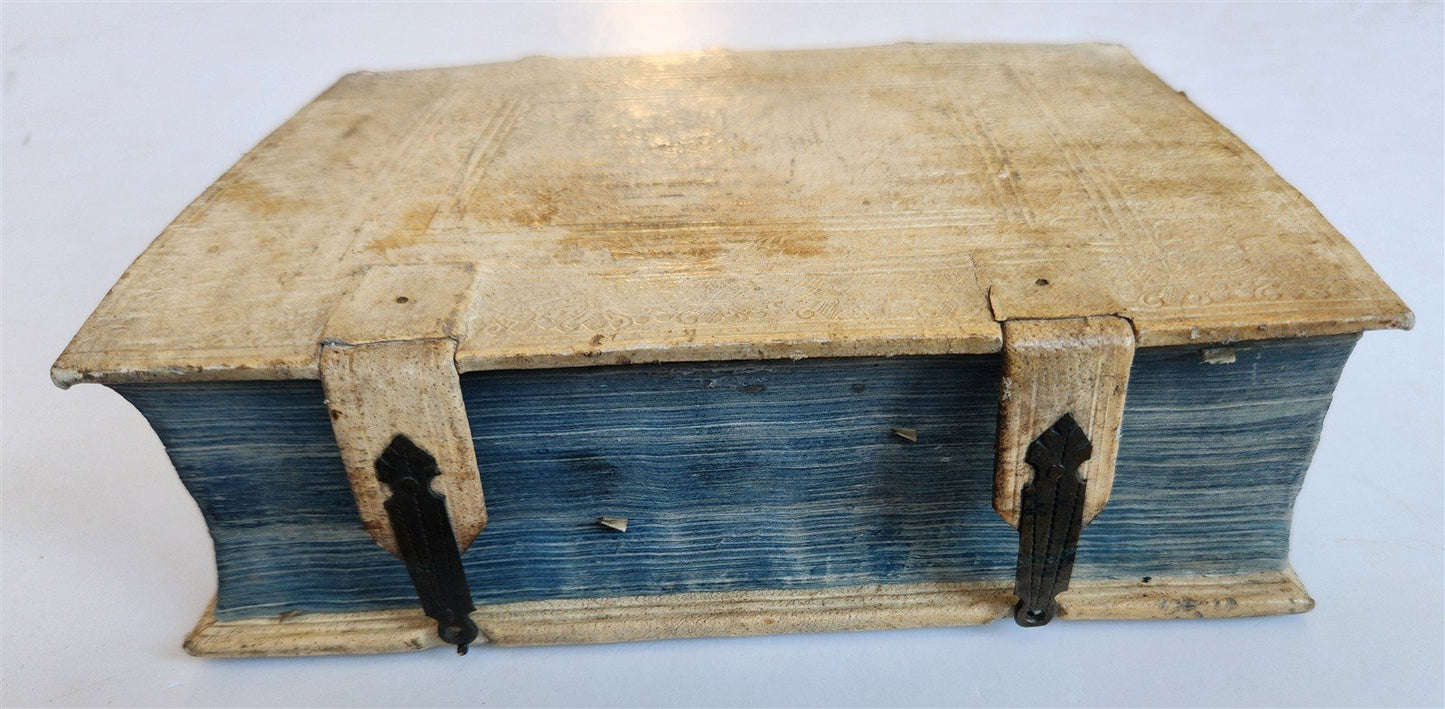 1684 MANUSCRIPT - SERMONS antique PIGSKIN BOUND by Philipp Jacob Franz AUSTRIA