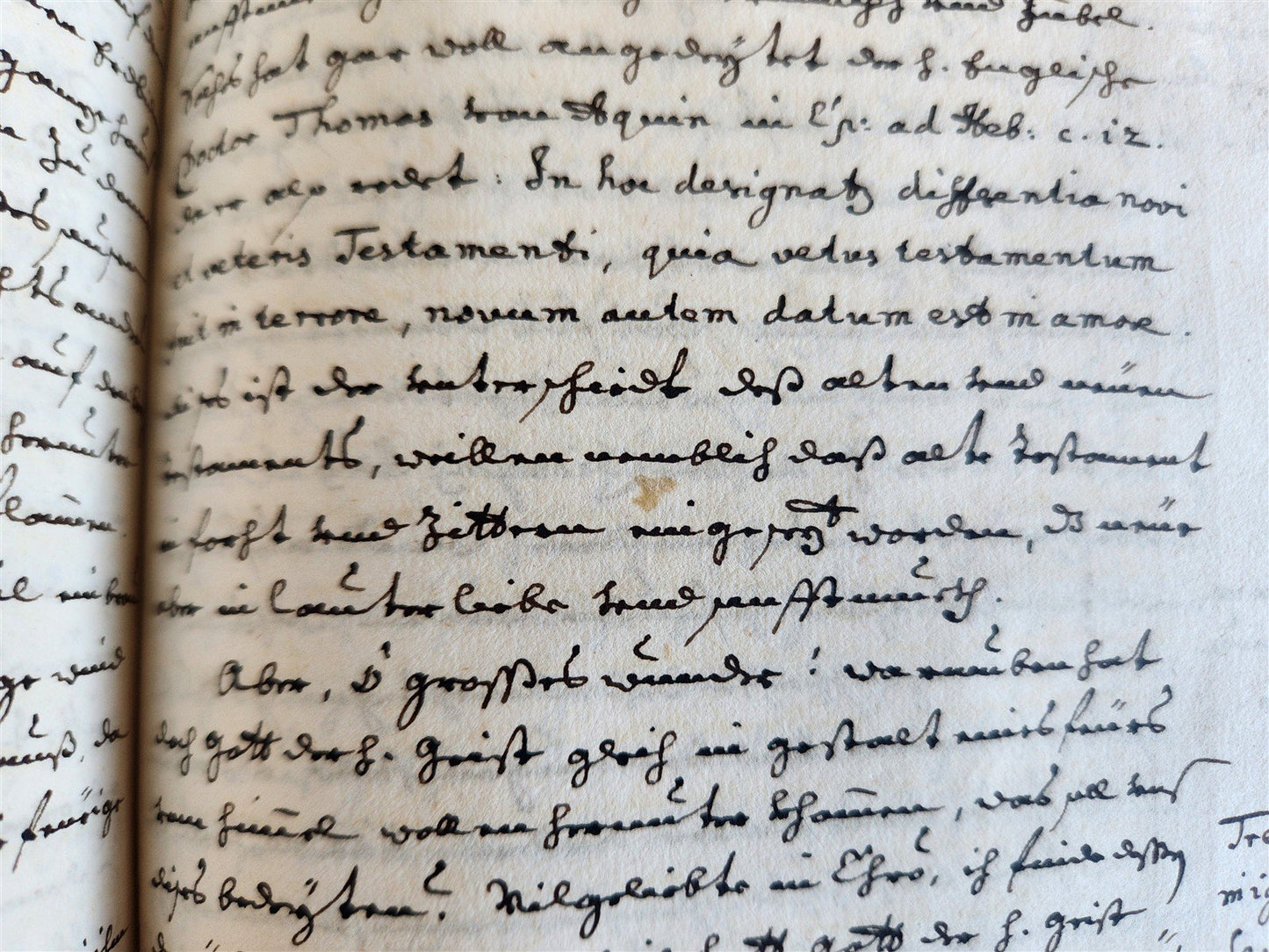 1684 MANUSCRIPT - SERMONS antique PIGSKIN BOUND by Philipp Jacob Franz AUSTRIA