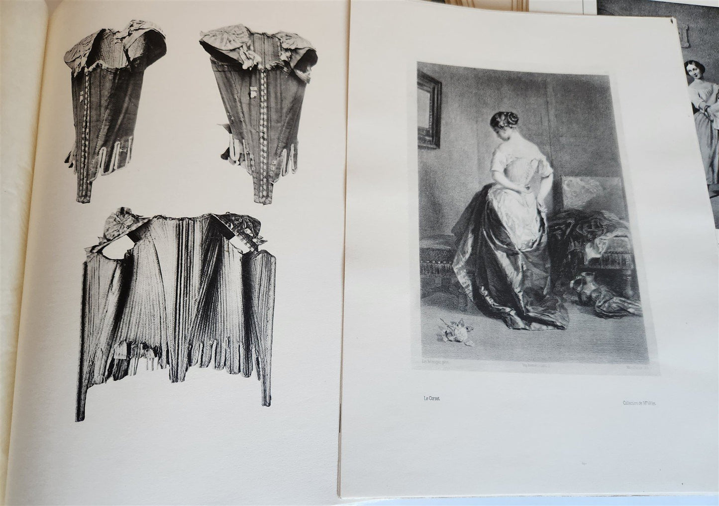 1933 THE CORSET in ART & CUSTOMS 13th-20th century ANTIQUE illustrated FOLIO
