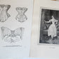 1933 THE CORSET in ART & CUSTOMS 13th-20th century ANTIQUE illustrated FOLIO
