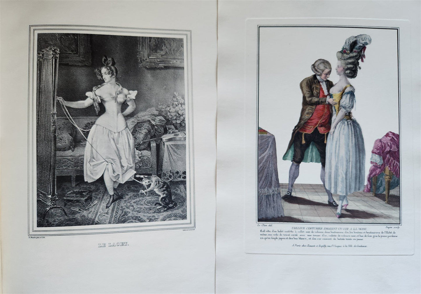 1933 THE CORSET in ART & CUSTOMS 13th-20th century ANTIQUE illustrated FOLIO
