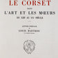 1933 THE CORSET in ART & CUSTOMS 13th-20th century ANTIQUE illustrated FOLIO