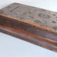 1790 BIBLE BOX HAND CARVED WOOD antique RARE SHAPE