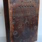 1790 BIBLE BOX HAND CARVED WOOD antique RARE SHAPE