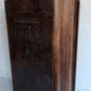 1790 BIBLE BOX HAND CARVED WOOD antique RARE SHAPE
