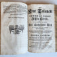 1763 BIBLE in GERMAN antique PIGSKIN BOUND FOLIO ILLUSTRATED w/ 212 ENGRAVINGS