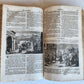 1763 BIBLE in GERMAN antique PIGSKIN BOUND FOLIO ILLUSTRATED w/ 212 ENGRAVINGS