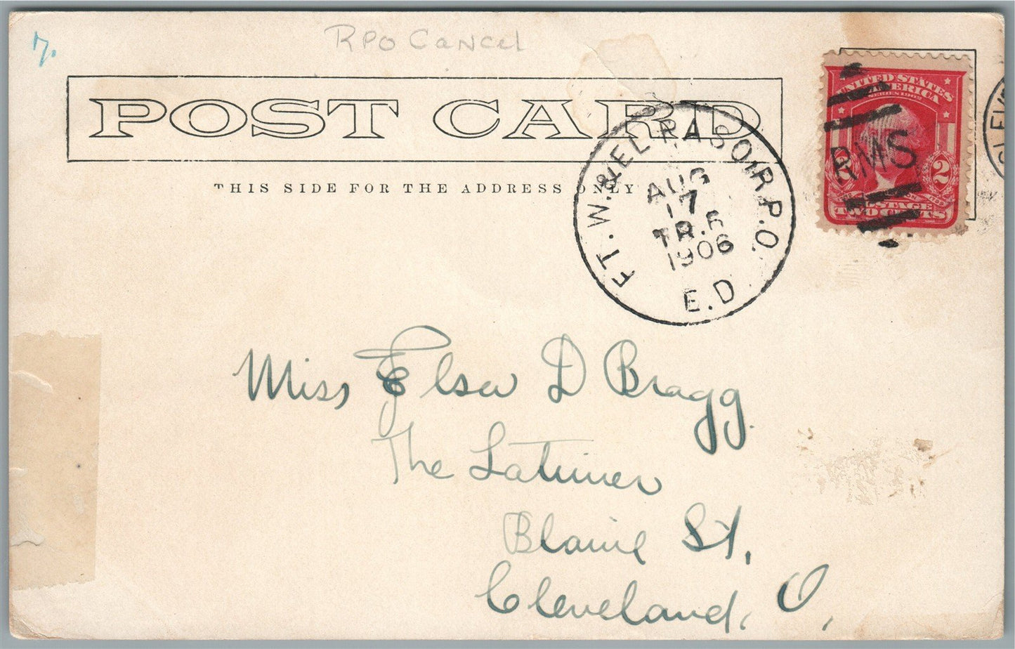 ABILENE TX LYTLE LAKE ANTIQUE POSTCARD