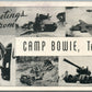 CAMP BOWIE TX military VINTAGE POSTCARD