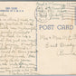 ABILENE TX USO CLUB VINTAGE POSTCARD