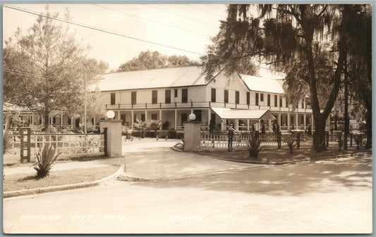 ORANGE CITY FL HOTEL VINTAGE REAL PHOTO POSTCARD RPPC