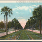 JACKSONVILLE FL MAIN STREET ANTIQUE POSTCARD
