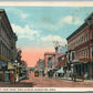 MUSCATINE IA SECOND STREET ANTIQUE POSTCARD