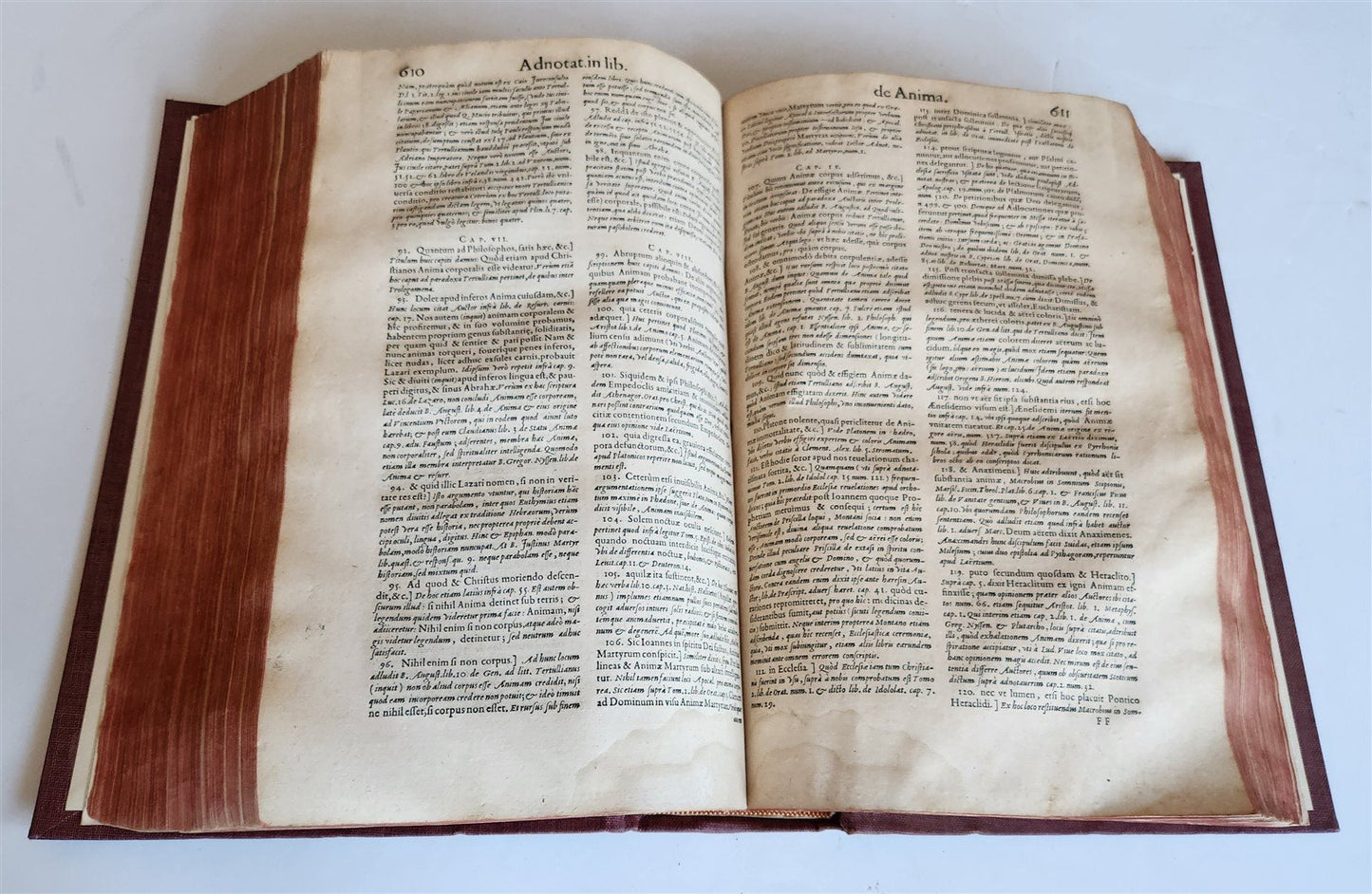 1598 THEOLOGY by TERTULLIAN antique FOLIO 16th century