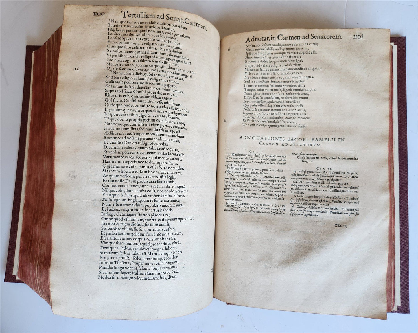 1598 THEOLOGY by TERTULLIAN antique FOLIO 16th century