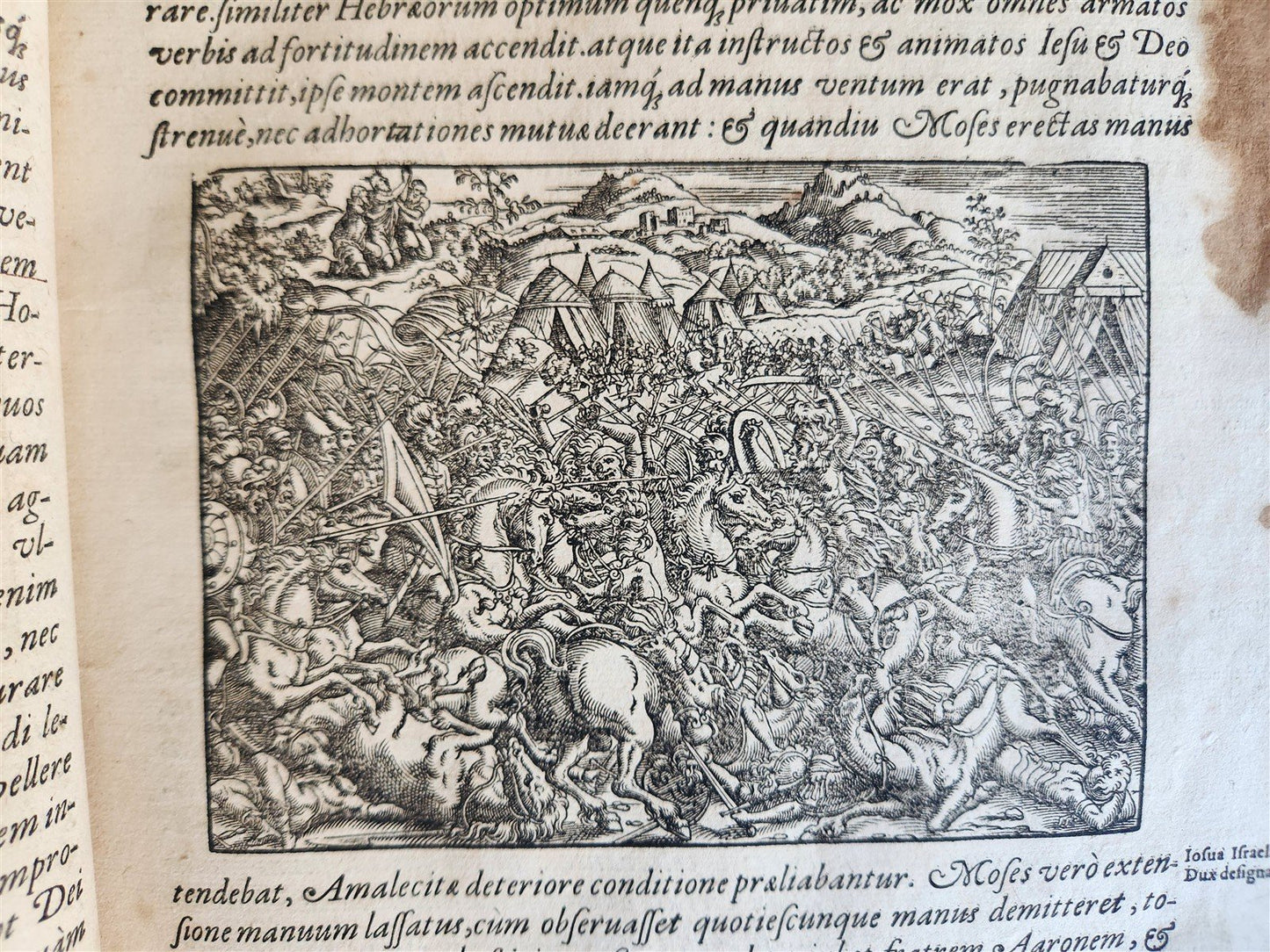 1580 FLAVIUS JOSEPHUS WORKS ILLUSTRATED by JOST AMMAN antique FOLIO Judaica