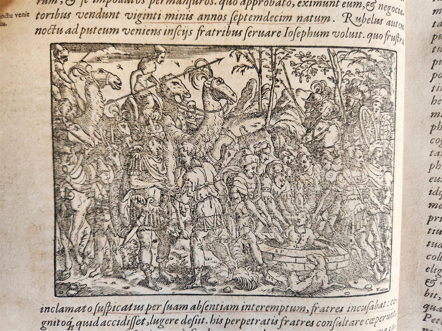 1580 FLAVIUS JOSEPHUS WORKS ILLUSTRATED by JOST AMMAN antique FOLIO Judaica