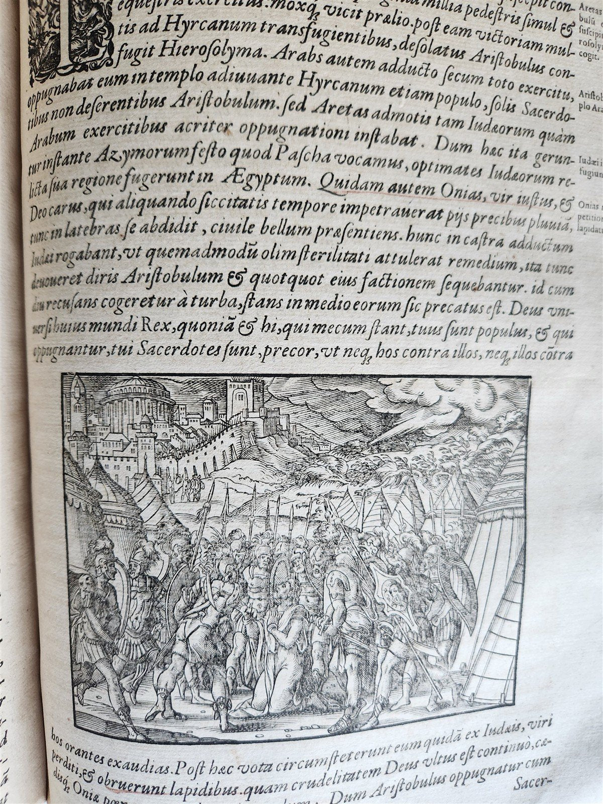 1580 FLAVIUS JOSEPHUS WORKS ILLUSTRATED by JOST AMMAN antique FOLIO Judaica