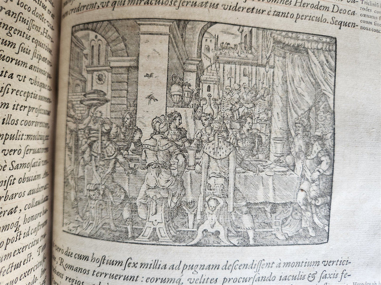 1580 FLAVIUS JOSEPHUS WORKS ILLUSTRATED by JOST AMMAN antique FOLIO Judaica