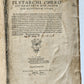1535 LIVES OF ILLUSTRIOUS GREEKS & ROMANS by PLUTARCH antique PIGSKIN FOLIO