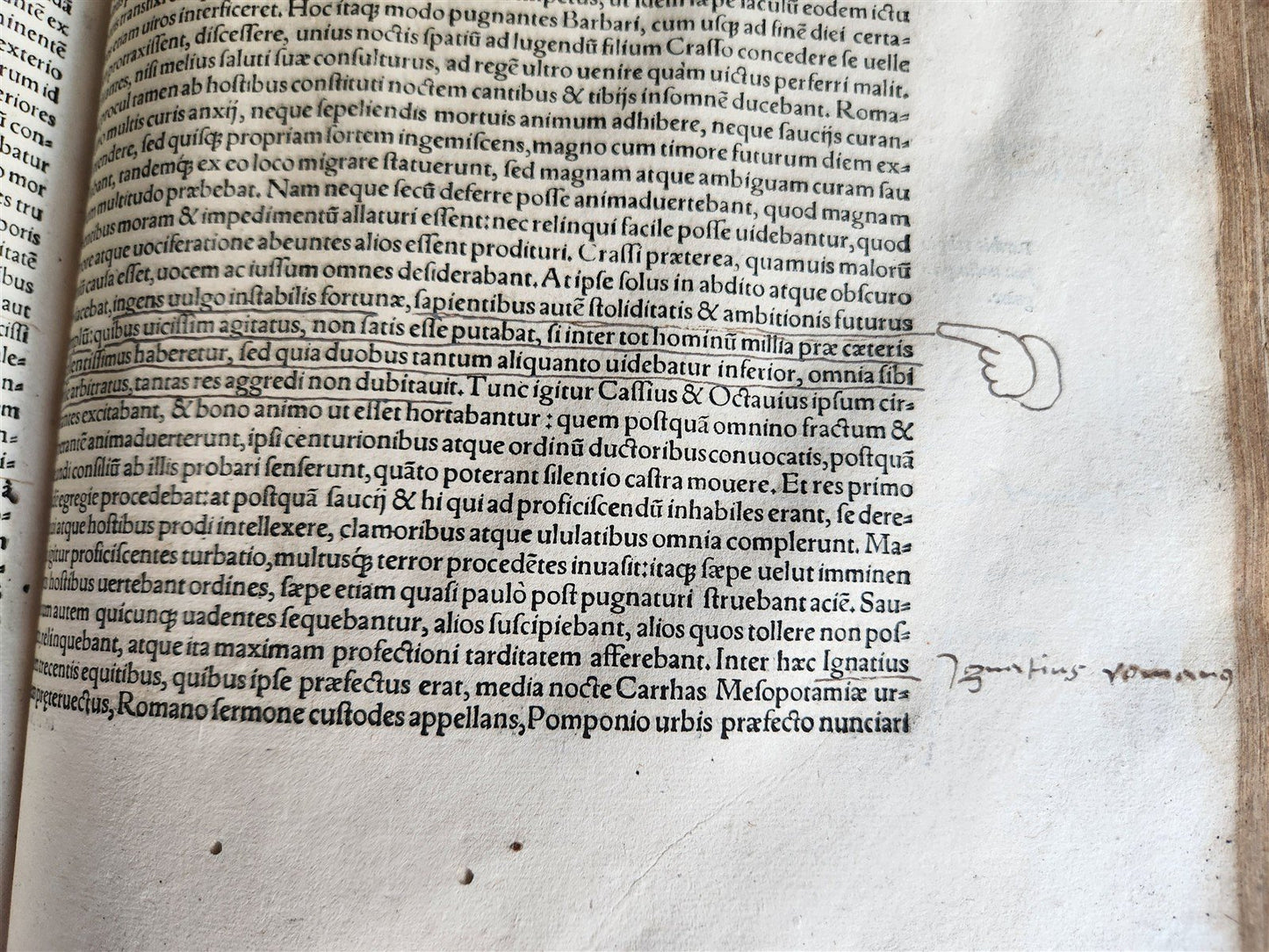 1535 LIVES OF ILLUSTRIOUS GREEKS & ROMANS by PLUTARCH antique PIGSKIN FOLIO