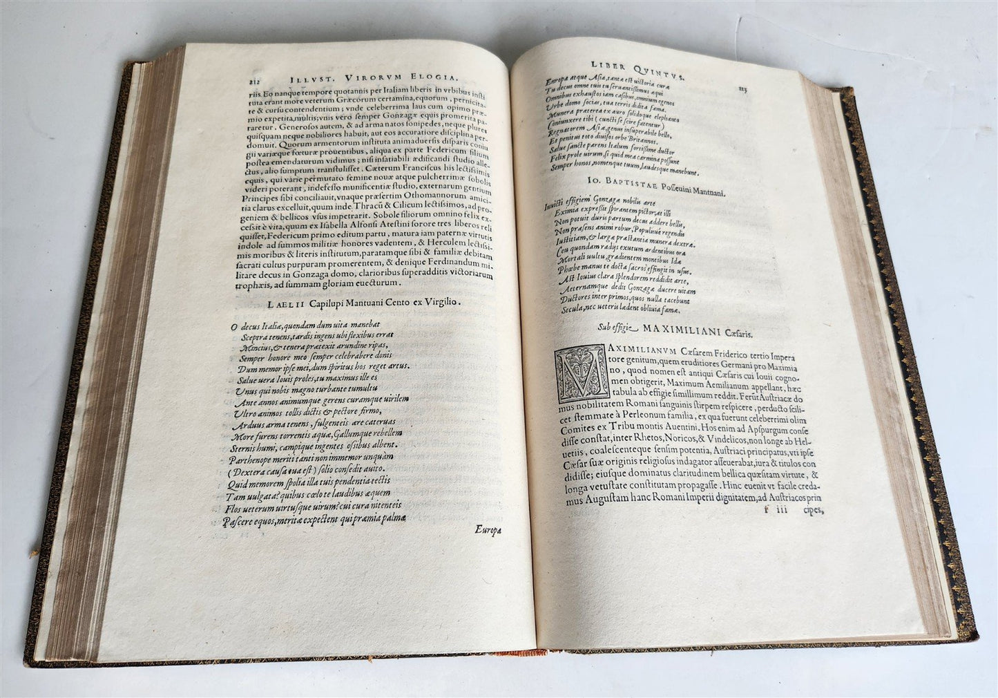 1573 PAOLO GIOVIO Elogia virorum antique 16th century FOLIO HISTORY BIOGRAPHIES