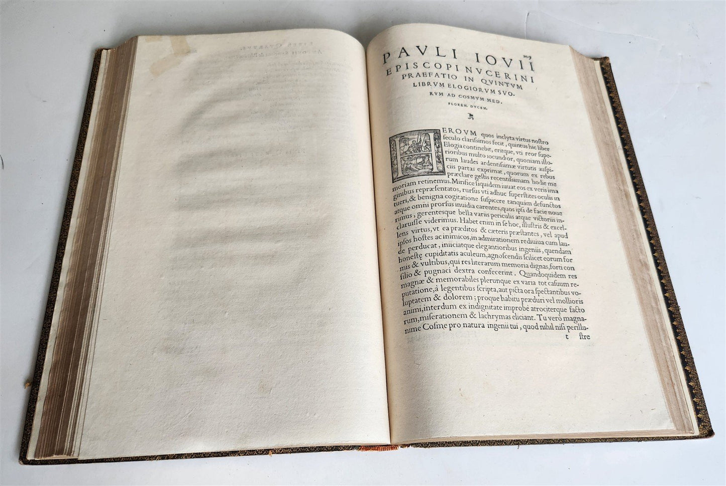 1573 PAOLO GIOVIO Elogia virorum antique 16th century FOLIO HISTORY BIOGRAPHIES