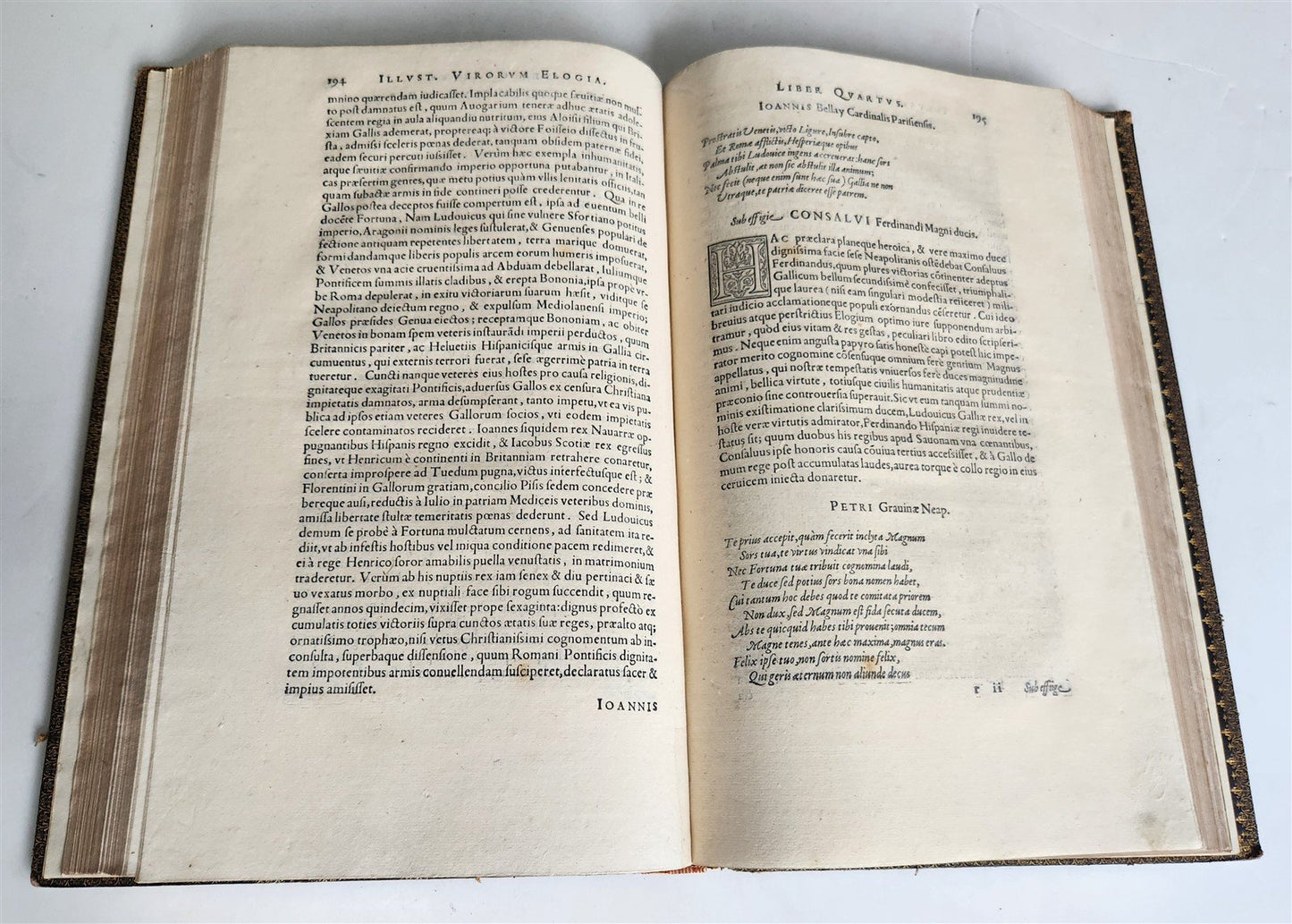 1573 PAOLO GIOVIO Elogia virorum antique 16th century FOLIO HISTORY BIOGRAPHIES