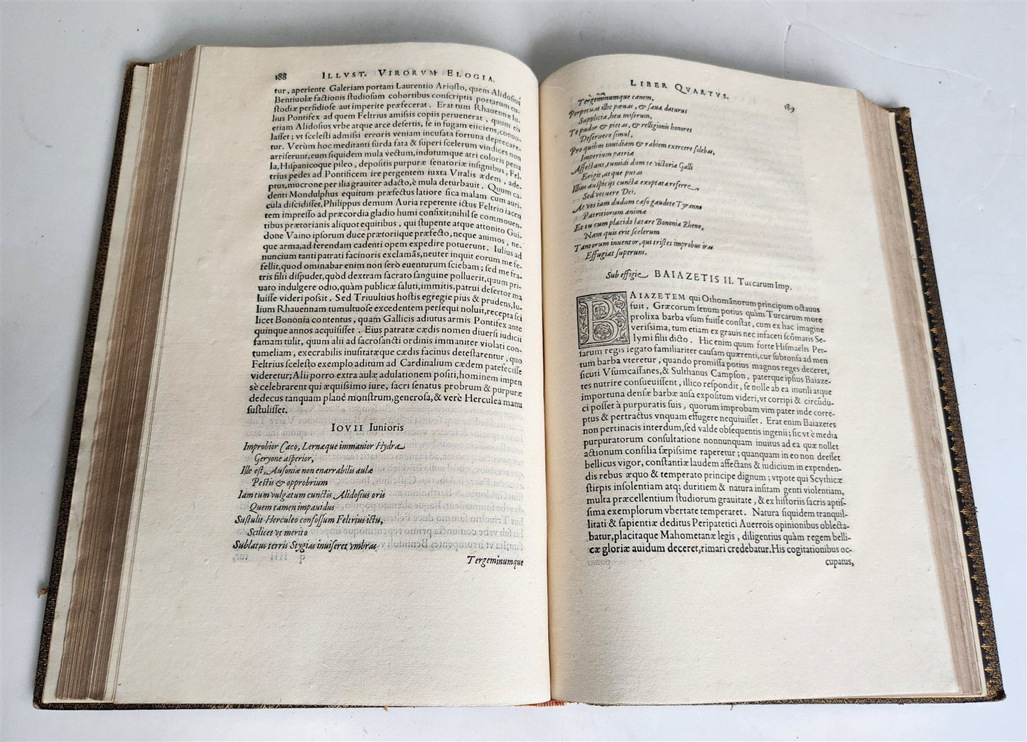 1573 PAOLO GIOVIO Elogia virorum antique 16th century FOLIO HISTORY BIOGRAPHIES