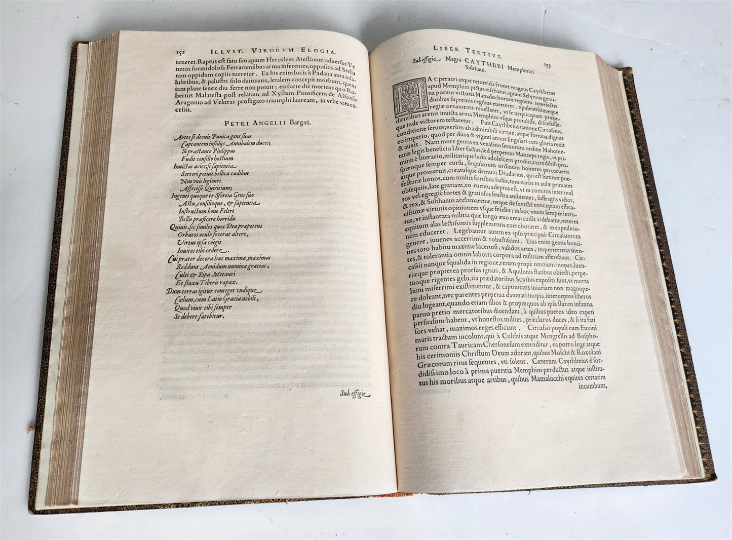 1573 PAOLO GIOVIO Elogia virorum antique 16th century FOLIO HISTORY BIOGRAPHIES