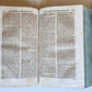1729 CANON LAW antique 2 VOLUMES PIGSKIN BOUND FOLIO