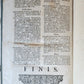 1729 CANON LAW antique 2 VOLUMES PIGSKIN BOUND FOLIO