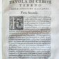 1627 Discorsi Morali Su La Tavola di Cebete Tebano antique VELLUM BOUND